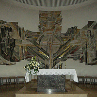 Das Altarmosaik von Benedict Schmitz